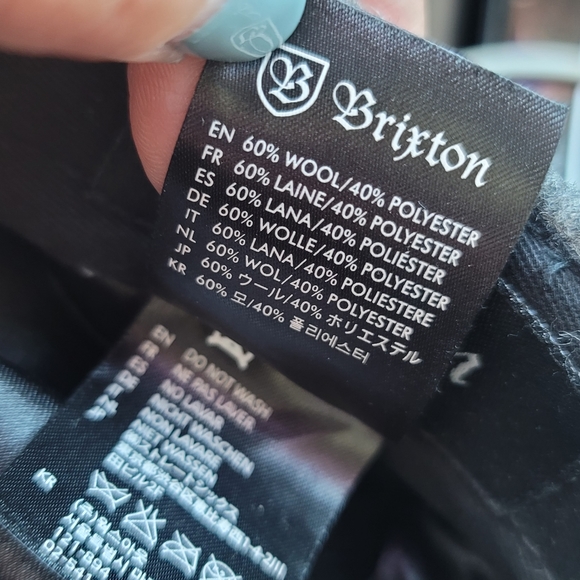 Brixton Fiddler Hat Gray Small - Picture 4 of 6